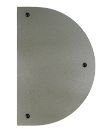 Half moon push plate