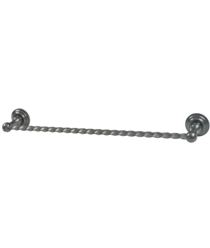 Single twisted towel rack