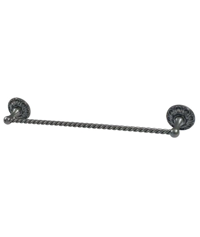 Single twisted towel rack