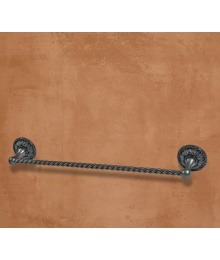 Single twisted towel rack