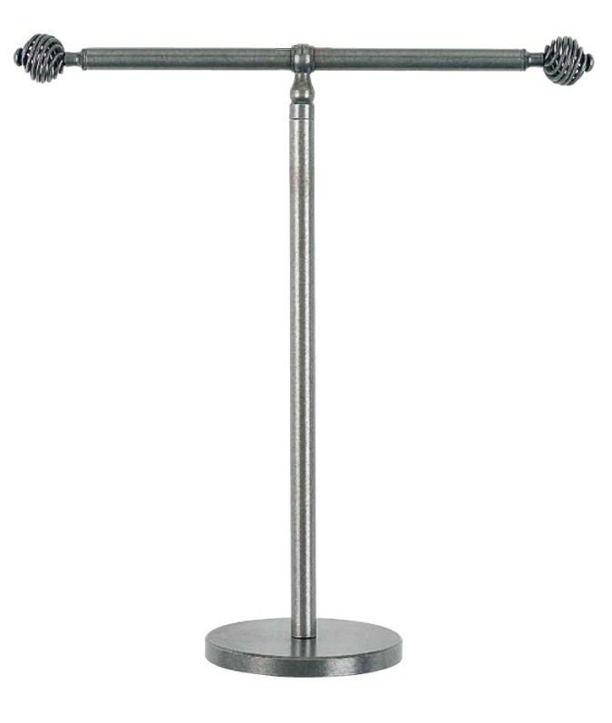 Towel rack on stand