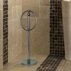 Towel rack on stand