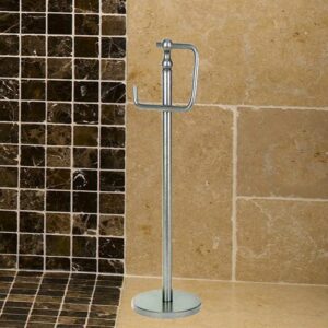 Towel rack on stand
