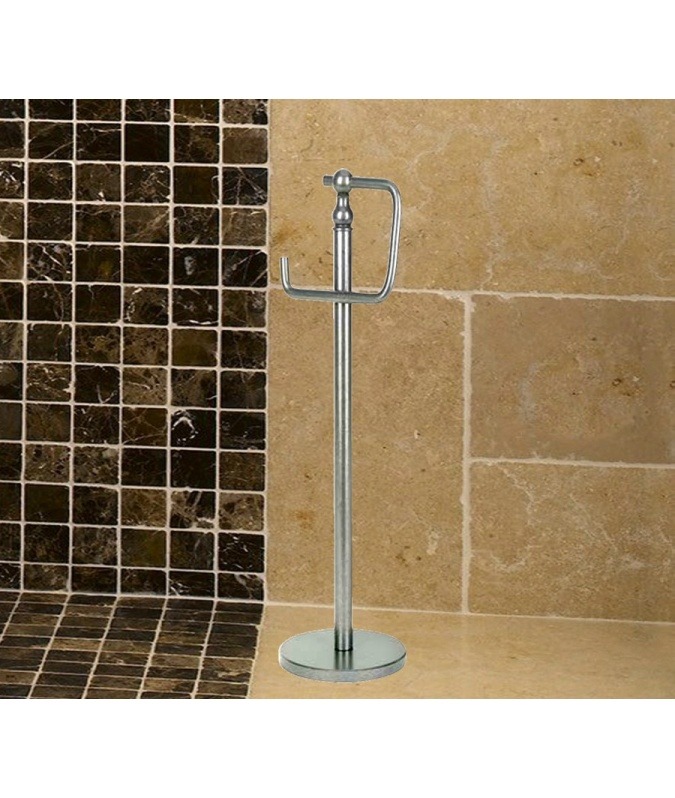 Towel rack on stand